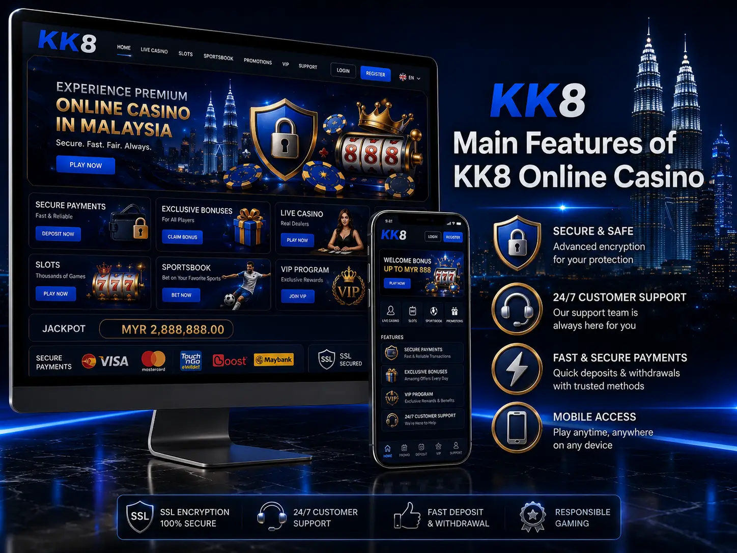 Main Benefits of Using KK8 Online