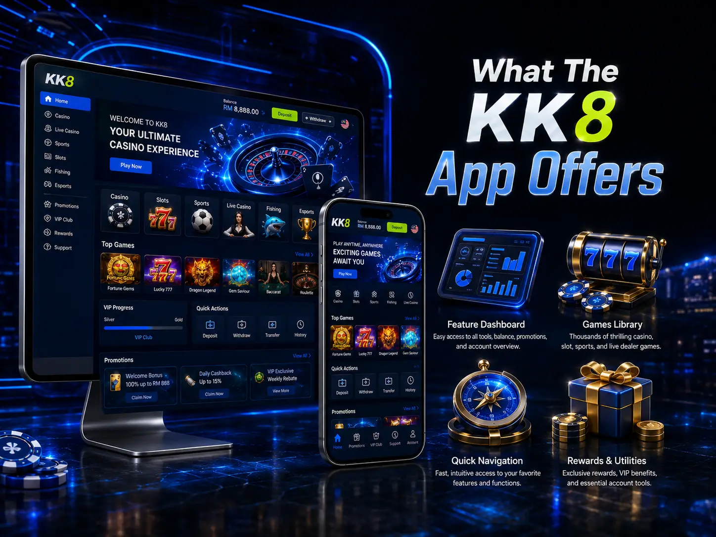 What The KK8 App Offers