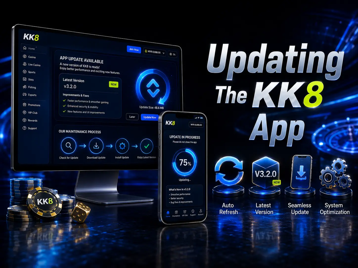 Updating The KK8 App