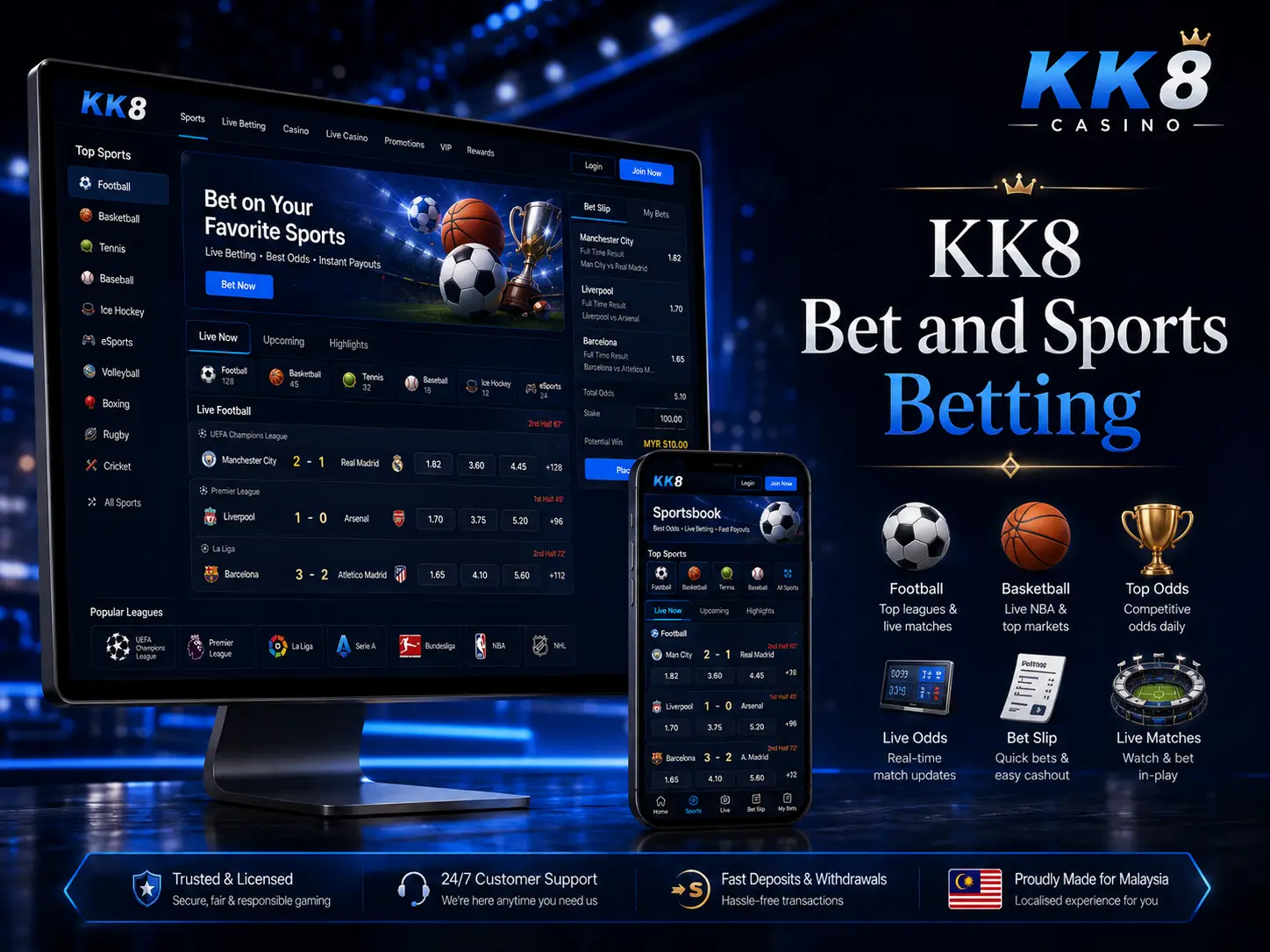 KK8 Bet and Sports Betting