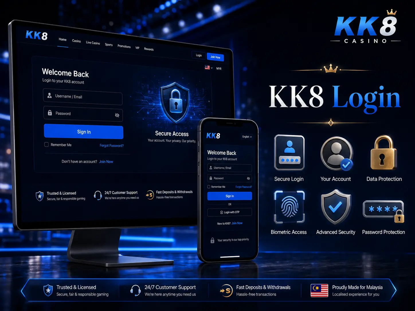 KK8 Casino Login